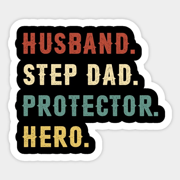 Husband Step Dad Protector Hero Dad Gift Fathers Day Sticker by Soema